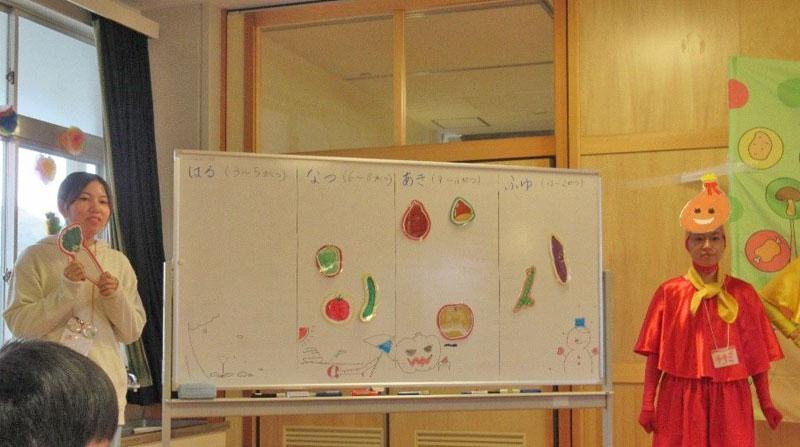 宇部市立万倉小学校での食育活動の様子4