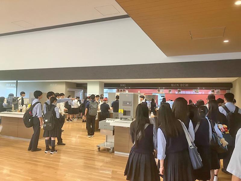 早鞆高校食堂利用