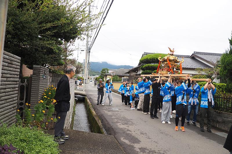 神輿渡御と祭典への参加2