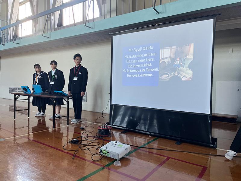 富海小中学校訪問の様子5