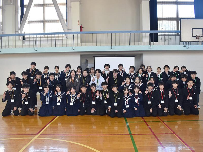 富海小中学校訪問の様子8