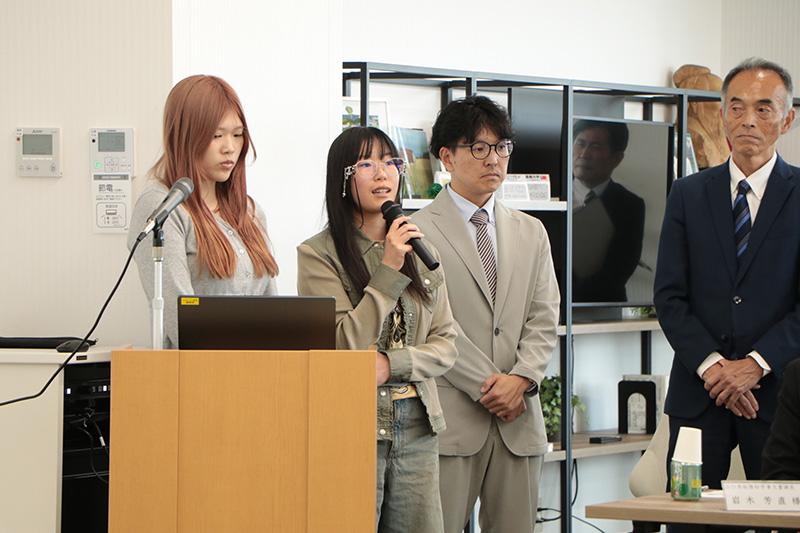 政務官来学の様子3