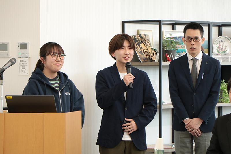 政務官来学の様子4