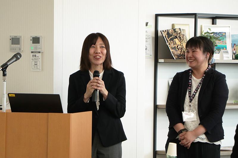 政務官来学の様子5