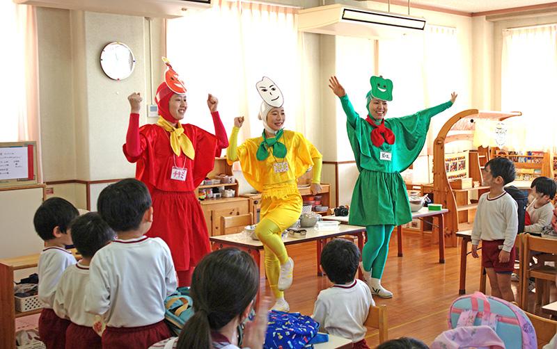 食育戦隊ゴハンジャーの様子1