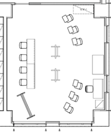 3階スタジオの図