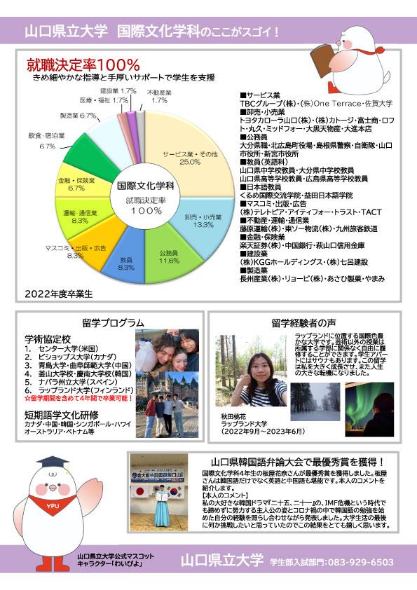 国際文化学科チラシ 裏面