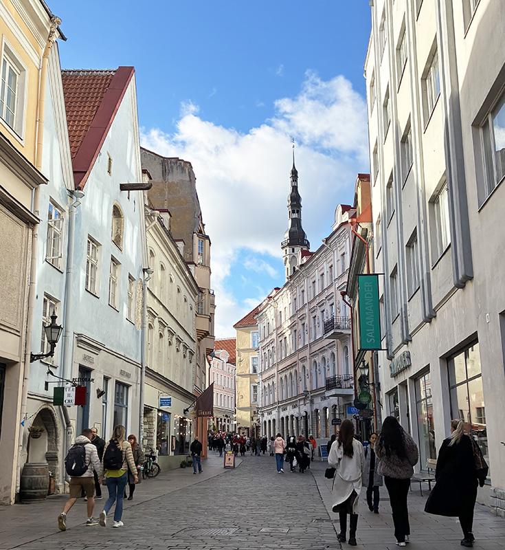 エストニアのタリンの街並み