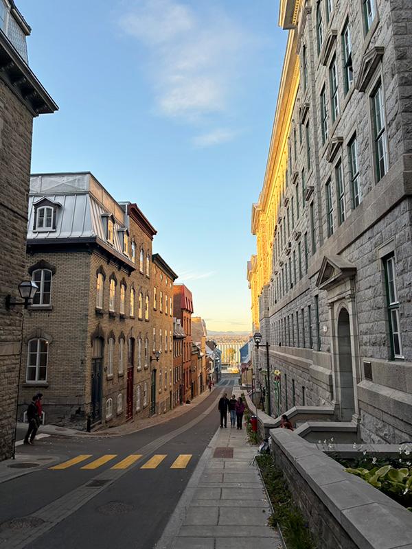 ケベックシティのきれいな街並み