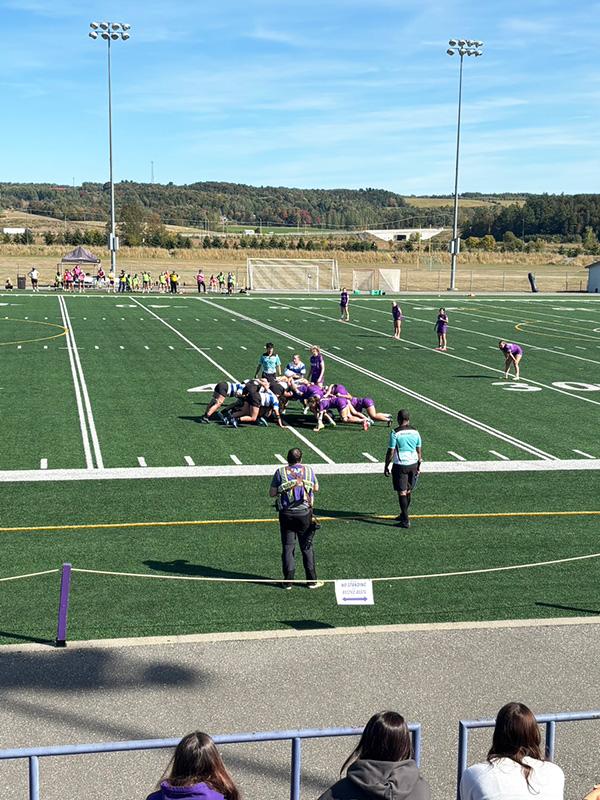 圧倒されたラグビーの試合