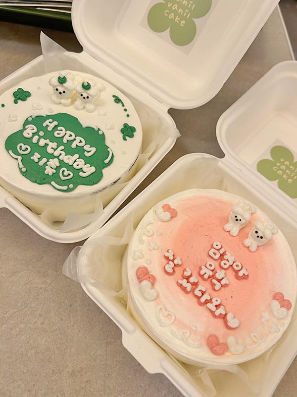 プレゼントしたケーキ