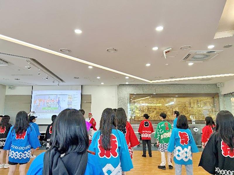 高校生とよさこいの体験