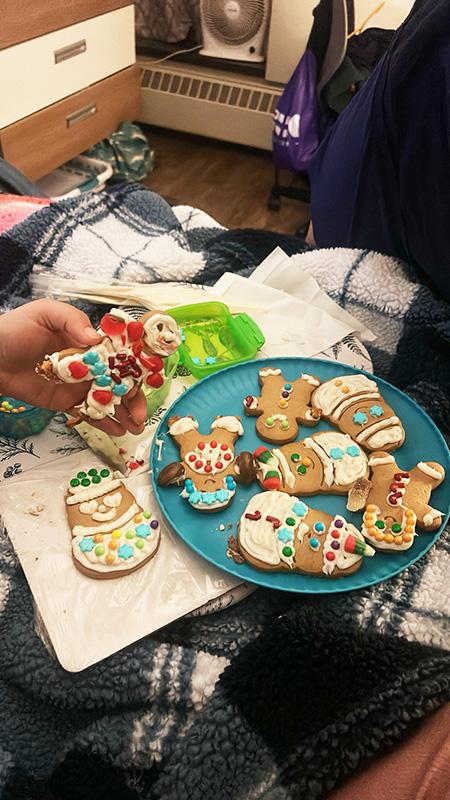 ジンジャークッキー作り