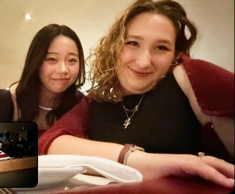 お正月のレストラン