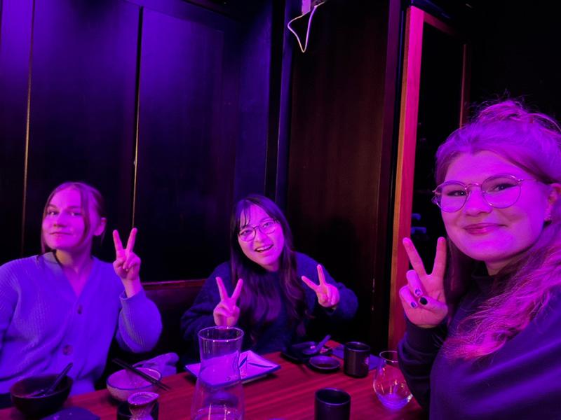 ヘルシンキで3人で再会