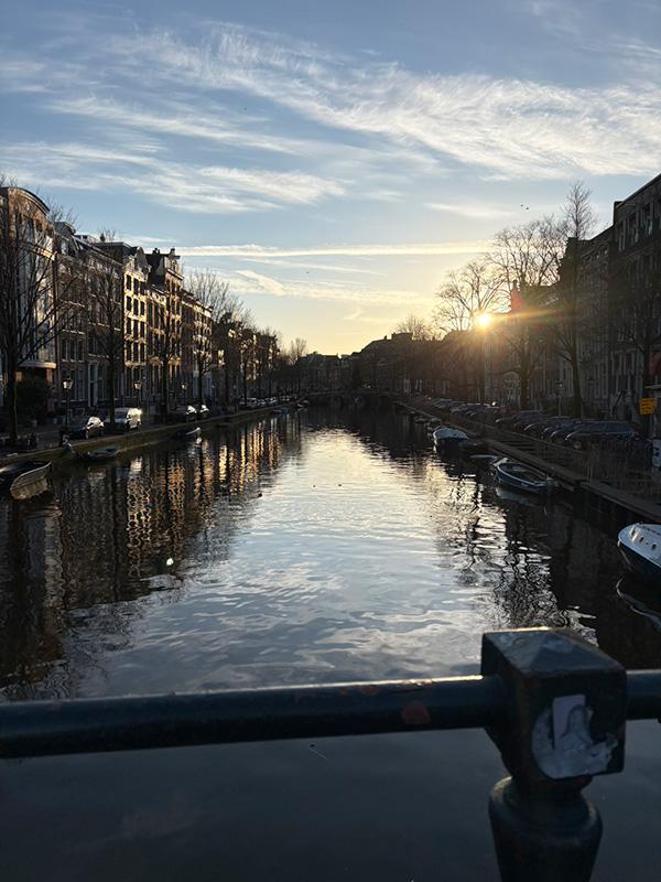 アムステルダムの夕方